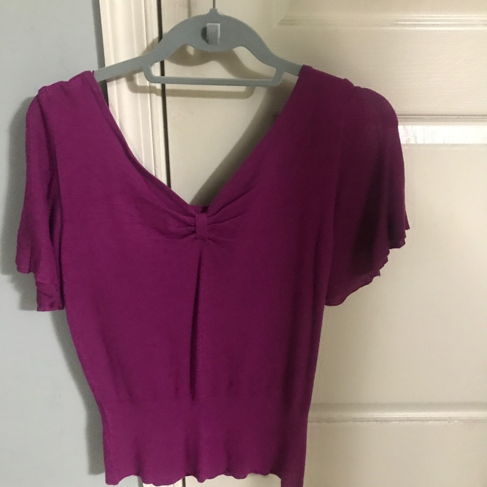 WHBM purple sweater